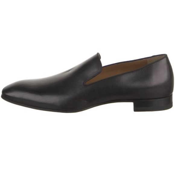 Christian Louboutin classic Dandelion Men\'s Black Leather Slip-On Loafer main image 11